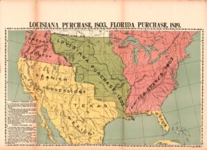 Map of the Louisiana Purchase 1803