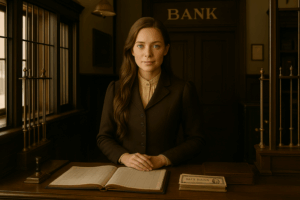 Angela — Banker at the Territorial Bank