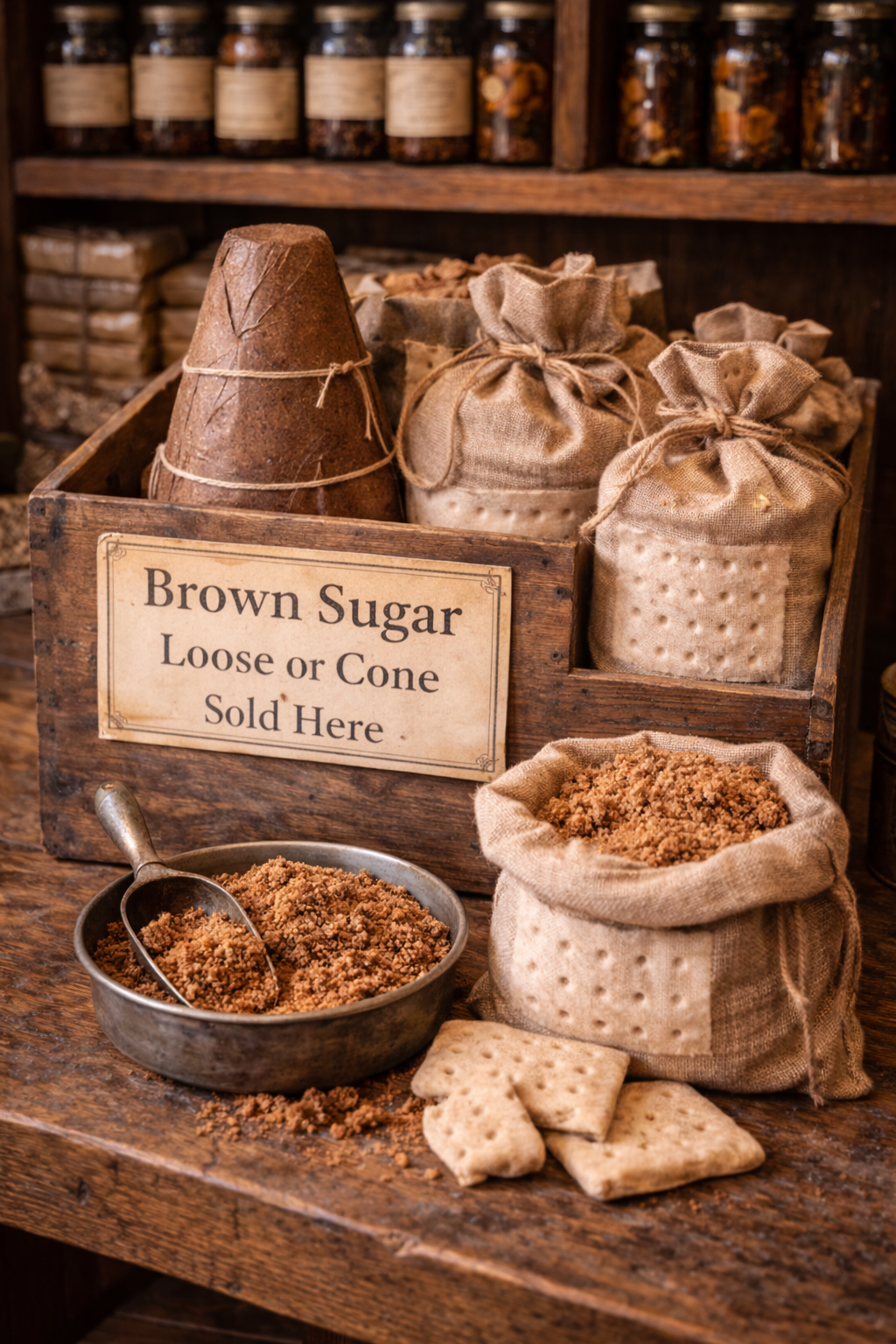 Brown sugar — loose and cone sugar for sale